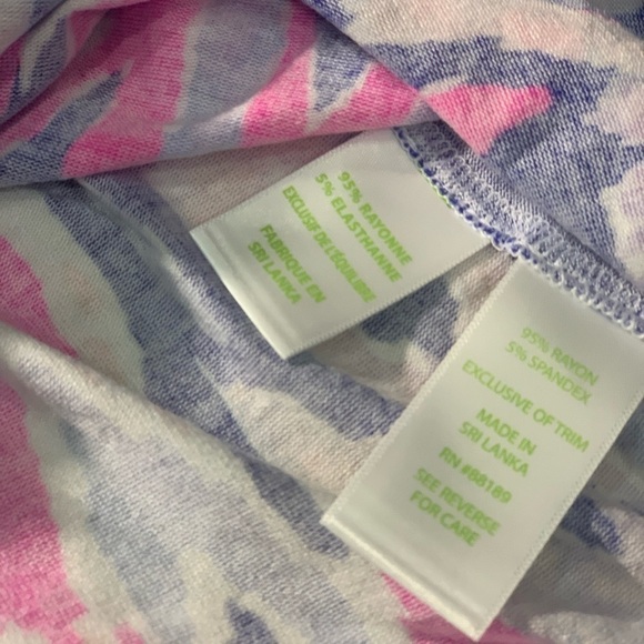 Lilly Pulitzer tube top Amethyst size XS(in one too many prints) - Picture 9 of 11